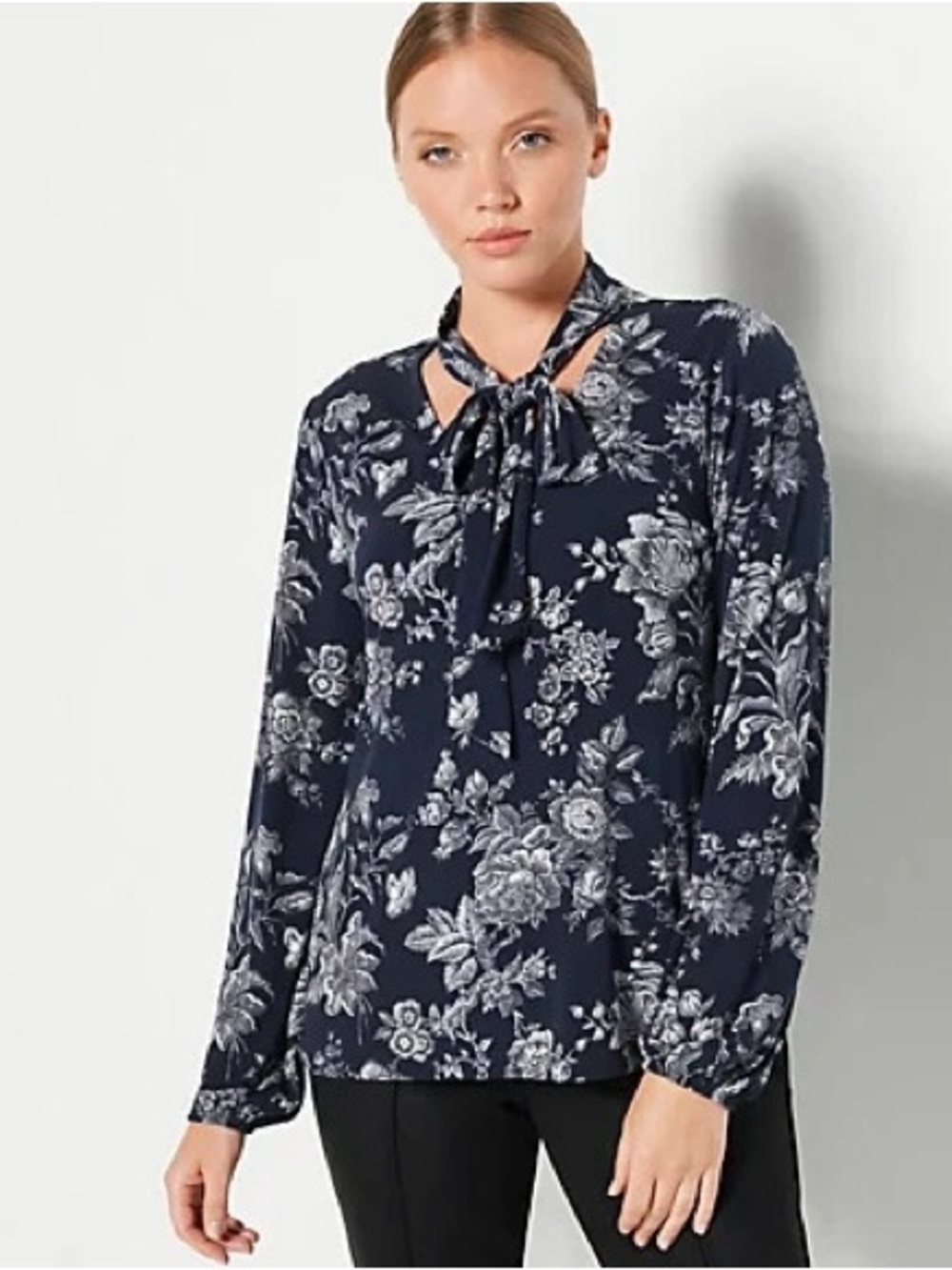 J Jason Wu Long Sleeve Mock Neck City Knit Blouse XS
